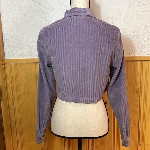 TNA Lavender Dixon Cropped Corduroy Jacket Sz-2XS - Picture 4 of 8